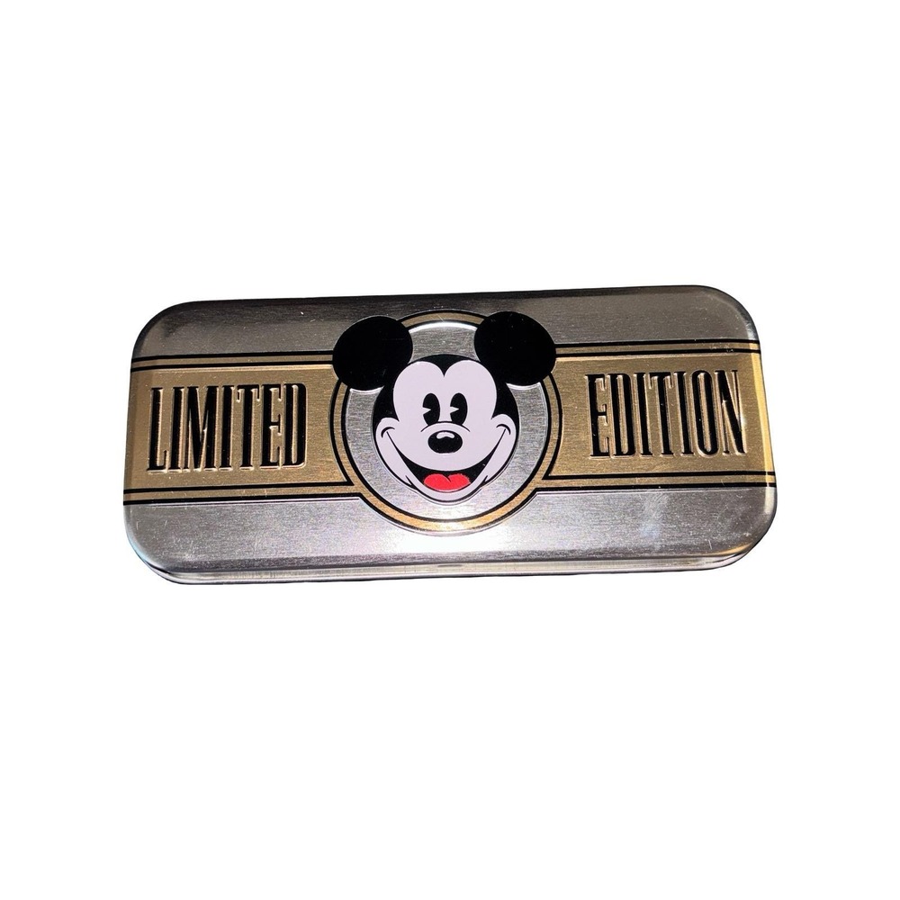 Vintage 90s Mickey Mouse Watch Collector Edition Disney Parks Gold Tone Black - Picture 4 of 6